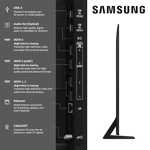 Samsung 55-Inch Class Neo QLED QN70F 4K Mini LED Smart TV (2025 Model) NQ4 AI Gen2 Processor, Quantum Matrix Technology Sl...