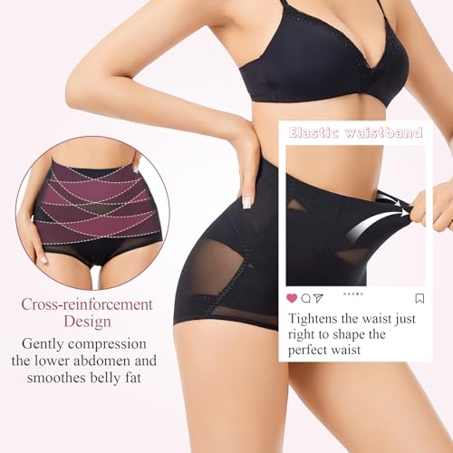 Yekartary Tummy Control Shapewear Women Seamless Panties Compression Waist Body Shaper Briefs Underwear Girdle Panty