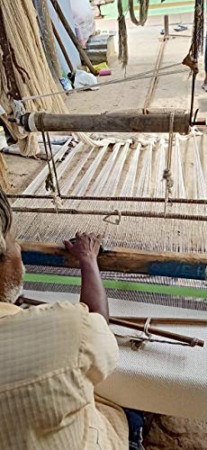 Live Well 360 Handmade Organic Cotton Yoga Mat - Non-Toxic, Chemical-free and All Natural Cloth Yoga Mat - Exercise, Worko...