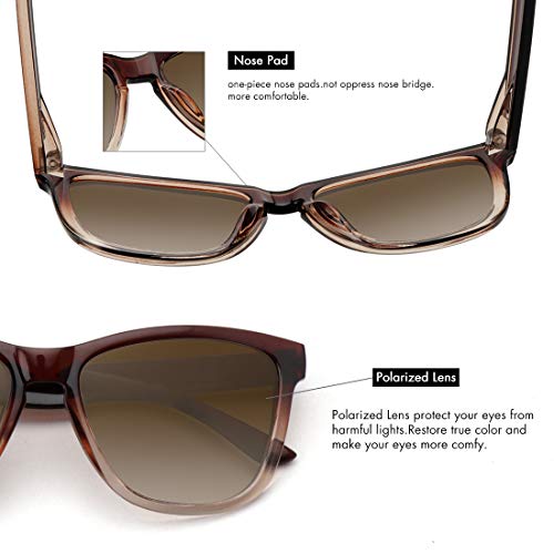 MEETSUN Polarized Sunglasses for Women Men Trendy Classic Retro Designer Style