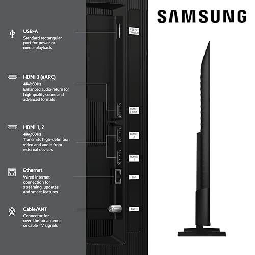 Samsung 55-Inch Class QLED Q7F Series Samsung Vision AI Smart TV (2025 Model, 55Q7F) Quantum HDR, Object Tracking Sound Li...
