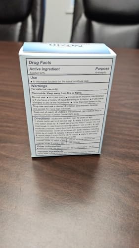 Nozin® Nasal Sanitizer® Antiseptic 12mL Bottle | Kills 99.99% of Germs | 60+ Applications | Trusted by Hospitals | Made in The USA