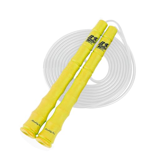 Buddy Lee New Versa Trainer Jump Rope – Yellow – Adjustable Speed Rope for Fitness, Cardio & Training –Lightweight, Durabl...