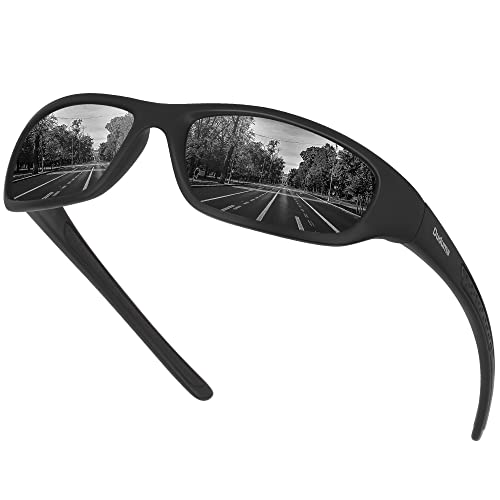 Duduma Sports Polarized Sunglasses for Men Women Baseball Cycling Golf Fishing Sun Glasses UV Blocking Tr8116