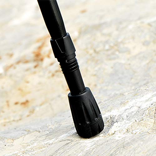 ANIUHL 8 Piece Rubber Trekking Pole Tips Hiking Walking Sticks Caps Ends Replacement Tip Protectors, Shock Absorbing and E...
