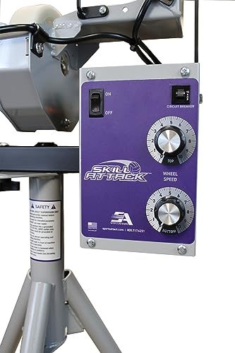 Skill Attack Volleyball Machine and Individual Training Tool for Serve Receive, Defensive and Attacking Drills, by Sports ...
