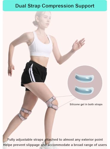 Knee Brace for Women Men Knee Braces for Knee Pain, Patellar Tendon Support Strap, Knee Brace for Meniscus Tear Knee Compr...