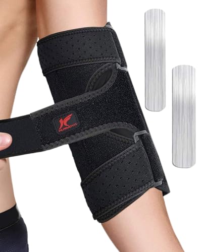 Hurmoya Elbow Brace Comfortable Night Sleep, Cubital Tunnel Syndrome, Ulnar Nerve Entrapment with Compression Sleeve Immob...