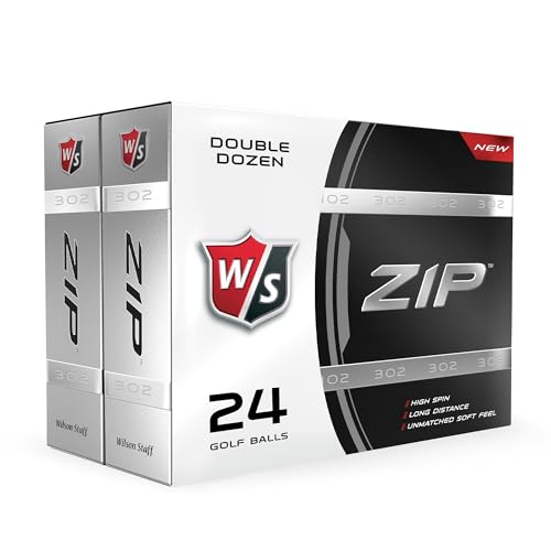 WILSON Staff Zip Golf Balls (Pack of 24)