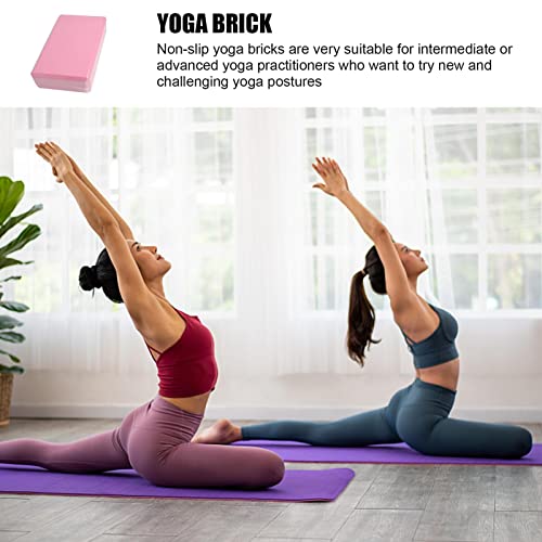Doefo Yoga Blocks 2 Pack, Non-Slip EVA Foam Yoga Block, Pilates Block, Workout Blocks for Stretching, Meditation, Stable H...
