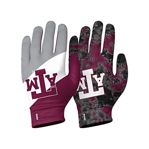 Texas A&M Aggies NCAA Reusable Stretch Gloves - Adult - 2 Pack