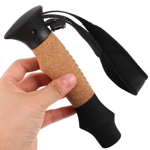 WOONEKY Cane Handle Grip Replacement Walking Canes Grip with Wrist Strap Trekking Poles Handle Hiking Rod Adapter for Walk...