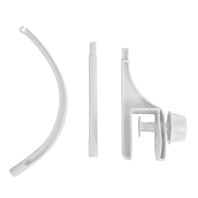 24 inch Crib Mobile Bed Bell Frame arm Bracket, Double nut Screw Fixing Frame -DIY Toy Decoration Bracket(Wind Chime-1)