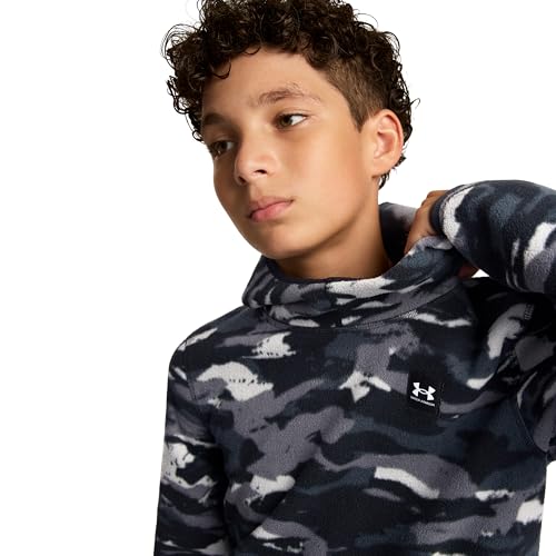 Under Armour boys Pullover Hoodie Sweatshirt, Soft & Comfortable Fleece, Outdoor Collection