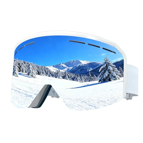 MXJ Gear Ski Goggles Over Glasses,YH359 Snowboard Goggles,Anti-Fog UV400 Protection Snow Goggles for Adult