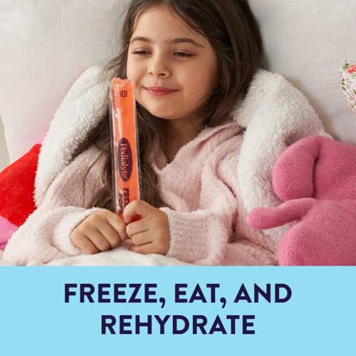 Pedialyte Electrolyte Solution Freezer Pops, Hydration Variety Pack— Grape, Blue Raspberry, Cherry, Orange, Pack of 16