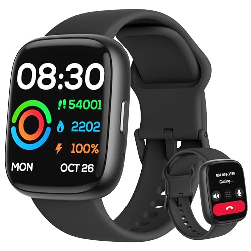 LODIMEKE 2025 Upgraded Smart Watch with Alexa, 1.83" Touchscreen Smartwatch, IP68 Waterproof, Heart Rate SpO2 Sleep Stress...
