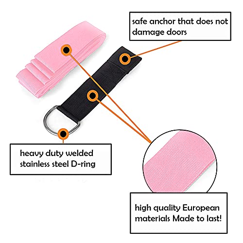 tchrules Door Leg Stretcher, Door Flexibility & Stretching Leg Strap - Great for Ballet Cheer Dance Gymnastics or Any Spor...