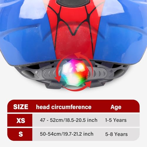 Atphfety Kids Toddler Bike Helmet, Adjustable Boys Girl Helmets from Baby to Children(Age 1-8), Multi Sports for Bicycle S...