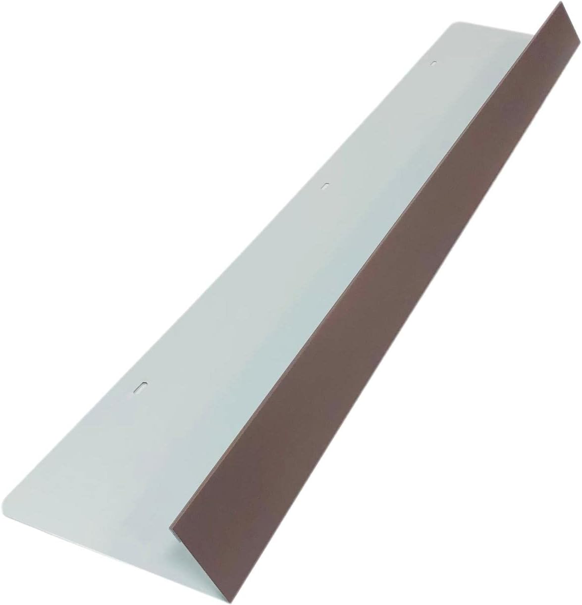 EAGLE 1- Shingle Roof Rain Diverter 40 Inches Long- 26 Gauge Material- Easy to Install- Includes Stainless Steel Nails (1, Brown)