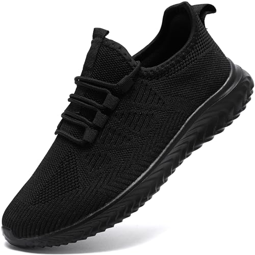 EKRBXA Mens Running Shoes Tennis Shoes Walking Gym Sneakers Lightweight Non Slip Mesh Casual Workout Sneakers