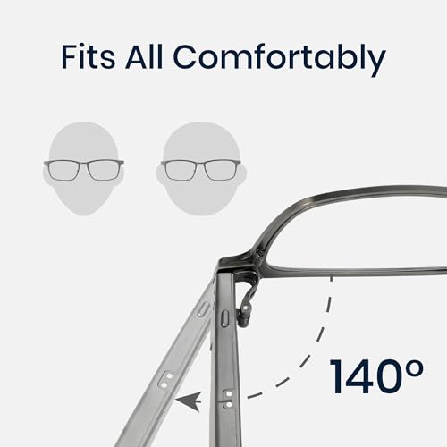 Dymesty Smart AI Glasses for Men & Women,Titanium Frame,Real-Time Translation, Meeting Recording, AI Assistant with ChatGP...