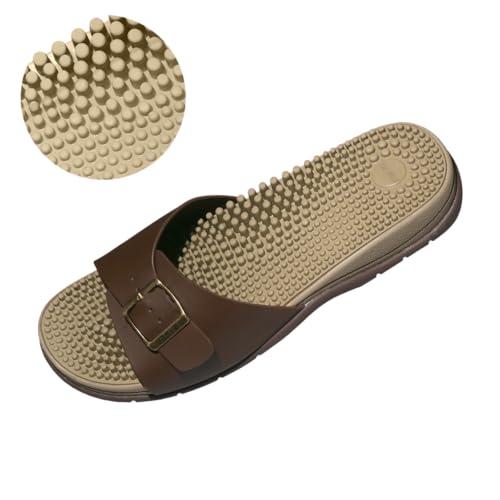 Revs Classic Reflexology Massage Sandals. Shock Absorbing Cushion Sole, Orthotic Arch. Helps Flat Feet, Fallen Arches, Pla...