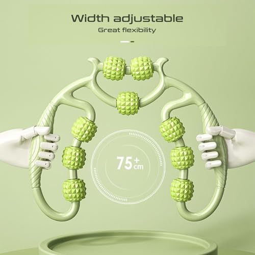 Relajador De Piernas Manual, Leg Massager Roller，9 Wheel Circular Leg Clamp, Leg Roller Massage Tool, Multipurpose Massage...