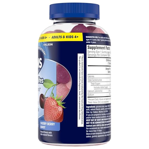 TUMS Gummy Bites Dietary Supplement for Occasional Heartburn Relief, Upset Stomach and Acid Indigestion, Cherry Berry Burst - 108 Count