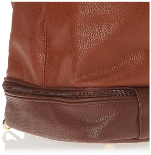 SamLouise Leather Women Large Sports Handbag Tennis Racket Shoulder Bag Tennis Tote Bag with Front Pocket for Tennis Racket