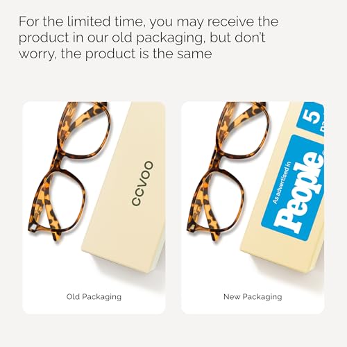 CCVOO 1.75 Reading Glasses for Women, Eye glasses, Blue Light Readers for Women, Cheaters