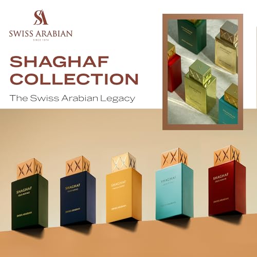 Swiss Arabian Shaghaf (Feminine) - Luxury Products From Dubai - Long Lasting Personal EDP Spray Fragrance - A Seductive Signature Aroma - 2.5 Oz
