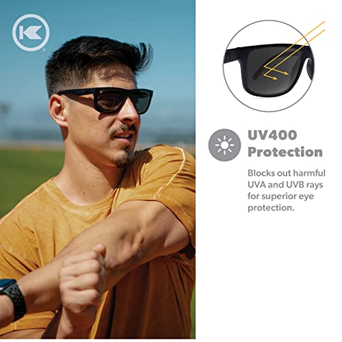 Knockaround Torrey Pines and Torrey Pines Sport Polarized Sunglasses for Men & Women - UV400 Protection - Running