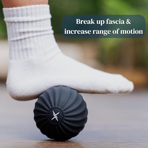 Frost Fit VibePro Pulse - Vibrating Massage Ball Massager - Deep Tissue Therapy Ball with 4 Speeds - Myofascial Release & ...