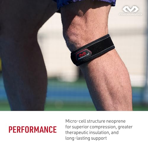 McDavid Knee Band for Knee Pain Relief, Support Brace Patella Tendon Knee Strap for Pickleball, Hiking, Soccer, Basketbal...