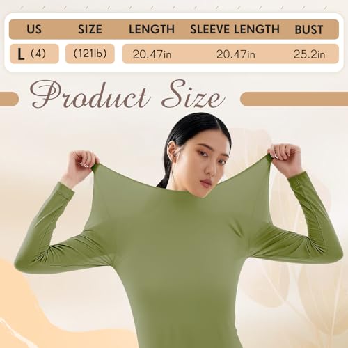 Shihanee 3 Pcs Ultra-Thin Seamless Elastic Thermal Inner Wear Tops for Women Thermal Undershirt Stretch Warm Underwear Set