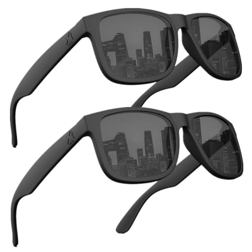 MAXJULI Polarized Sunglasses for Men and Women,UV Protection Rectangular Sun Glasses 8806