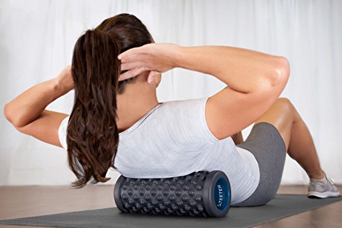 Teeter Massage Foam Roller - Textured for Deep Tissue Muscle Relief to Boost Recovery, Flexibility, Mobility - Back Pain R...