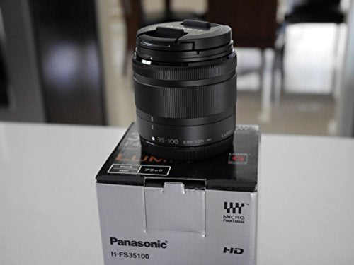 Panasonic Lumix G Vario Lens, 35-100Mm, F4.0-5.6 Asph., Mirrorless Micro Four Thirds, Mega Optical I.S., H-Fs35100K (Usa Black)