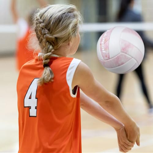 Dakapal Official Size 5 Indoor/Outdoor Competitive Volleyball, Professional Soft Volleyball (Without Pump)