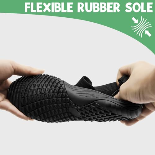 Women Barefoot Shoes Tennis Running Slip on Sneakers Breathable Gym Walking Minimalist Cross-Trainer Ladies Slipper