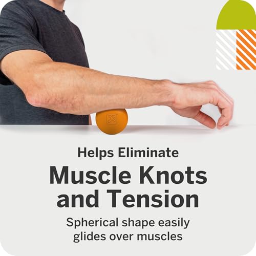 Foundation Massage Balls - Medium-Density Myofascial Release Tool, Durable Vulcanized Rubber, Portable, Ideal for Muscle R...