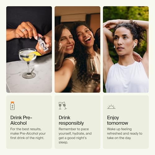 ZBiotics — Feel Better After Drinking, Wake Up Refreshed, Science-Backed, Patented Probiotic for Easier Mornings, Travel-F...