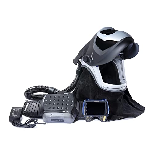 3M Adflo PAPR and Versaflo M-Series Helmet Kit Speedglas Welding Shield, 38-1101-30iSW, Li Ion Battery, ADF 9100 XXi 1 EA/...