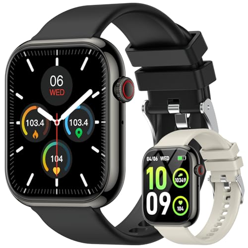 Smart Watch for Men Women Fitness: Waterproof Make Answer Call Running Smartwatch for Android Phone iPhone Samsung Compati...