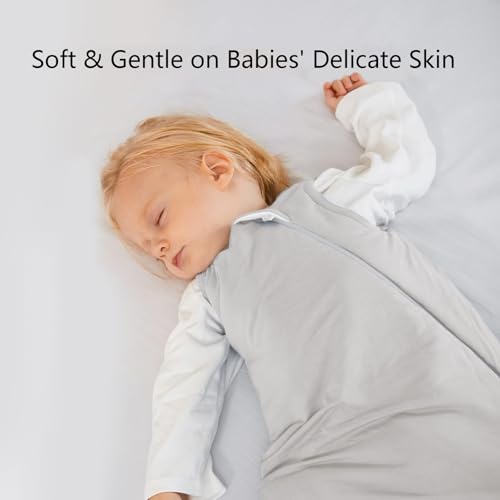BubblePanda Rayon Made from Bamboo Sleep Sack 18-24 Months 1.0 Tog Soft Toddler Sleeping Sack 2t for Babies 2-Way Zipper B...