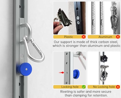 KOMOHOM Wall-Mounted Anchor Fitness System - Adjustable, Multi-Functional, Space Saving Home Gym Solution for Strength Tra...