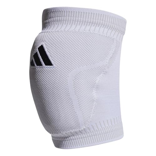 Adidas Unisex-Adult Primeknit Volleyball Kneepads, White/Black, Medium