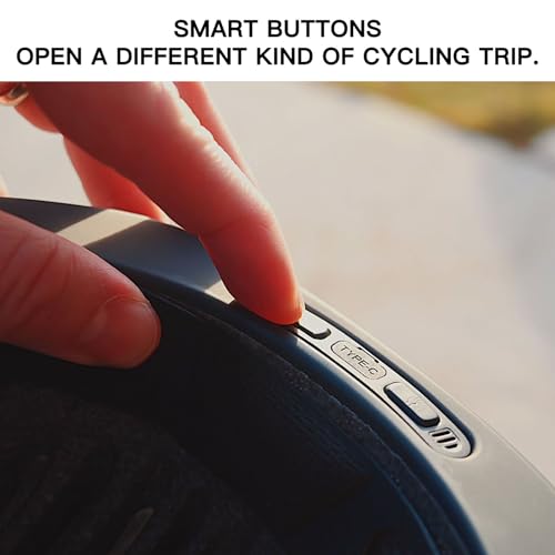 ASIEVIE Bike Helmet with Bluetooth, Smart Bike Helmet for Adults Men Women with Built-in Speakers, Auto Brake Blinker, Fro...