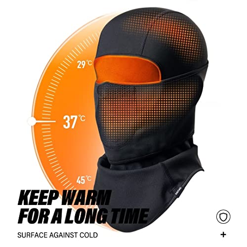 SAITAG Balaclava Ski Mask Warm Face Mask for Cold Weather Winter Skiing Snowboarding Motorcycling Ice Fishing Men